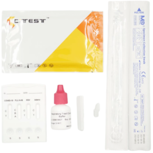 PRUEBA RÁPIDA DE ANTÍGENO DE SARS-COV-2/INFLUENZA A+B/RSV/ ADENOVIRUS/M. NEUMONÍA EN COMBINADA